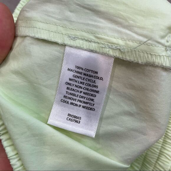 Bp Sweat Shorts in Lime Summer Lightweight Cooton - Picture 2 of 6